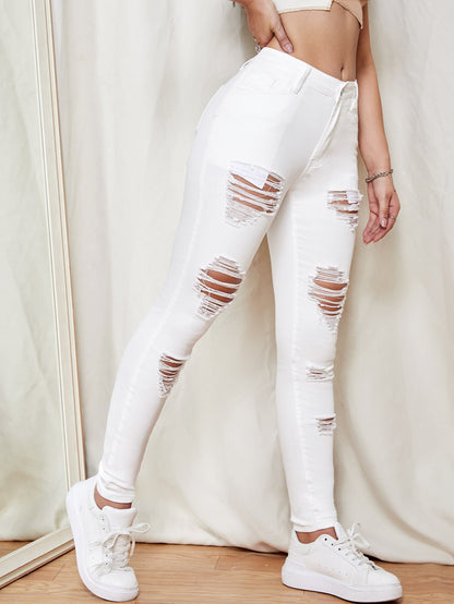 Skinny Jeans Ripped Jeans