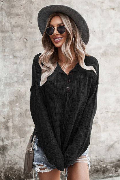 Cozy Chic Button-Up Sweater
